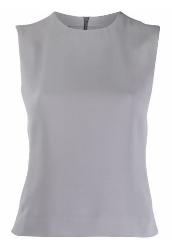 Giorgio Armani Pre-Owned 1990s round-neck sleeveless top - Grey