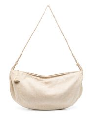 Giorgio Armani Pre-Owned 2000s rope-strap shoulder bag - Neutrals