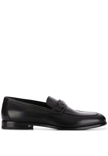 Giorgio Armani classic loafers - Black