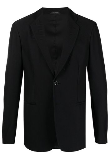 single-breasted textured blazer