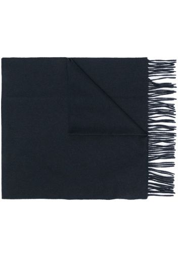 Giorgio Armani felted cashmere scarf - Blue