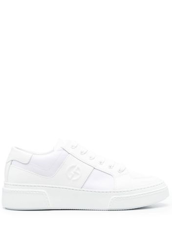 Giorgio Armani low-top lace-up sneakers - White