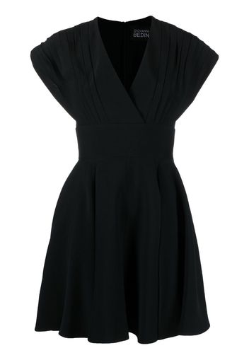 Giovanni Bedin V-neck fitted dress - Black