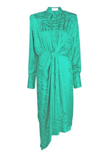 Giuseppe Di Morabito zebra-print asymmetric dress - Green