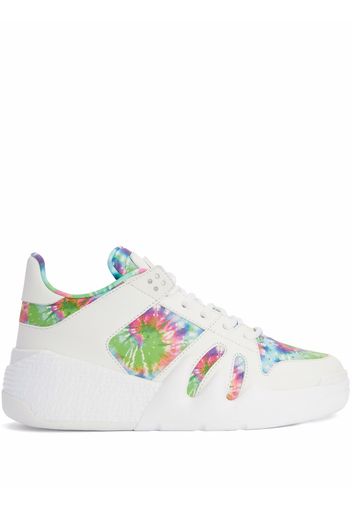 Giuseppe Zanotti Talon tie-dye panelled sneakers - White