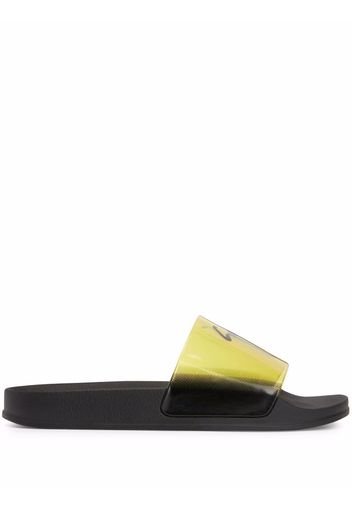 Giuseppe Zanotti Brett signature slides - Yellow