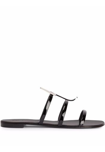 Giuseppe Zanotti Syrma G-strap sandals - Black