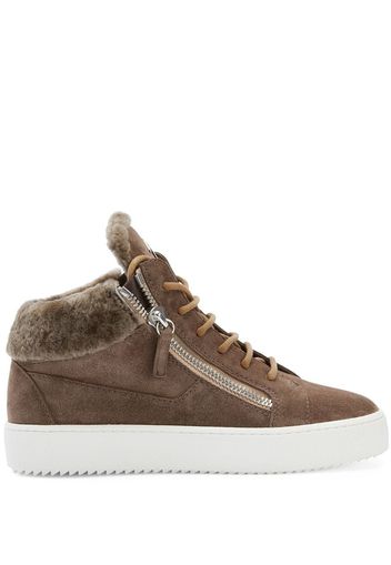 Giuseppe Zanotti Kriss Winter mid-top sneakers - Brown