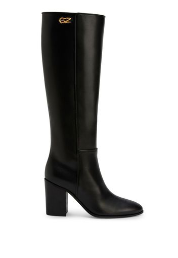 Giuseppe Zanotti Bidane knee-high leather boots - Black