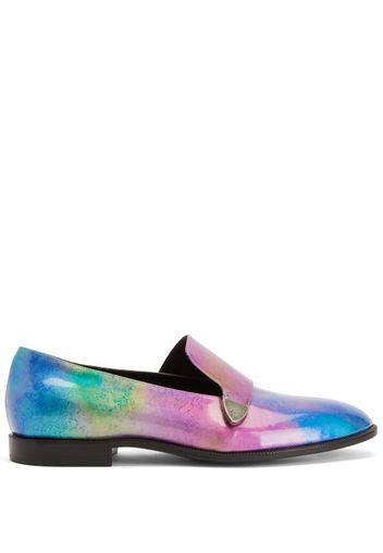 Giuseppe Zanotti Eflamm multicolour-print leather loafers