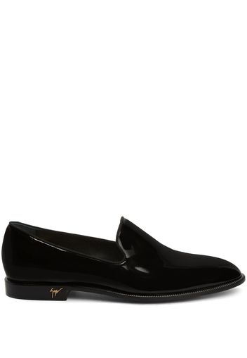 Giuseppe Zanotti Gatien patent-finish loafers - Black