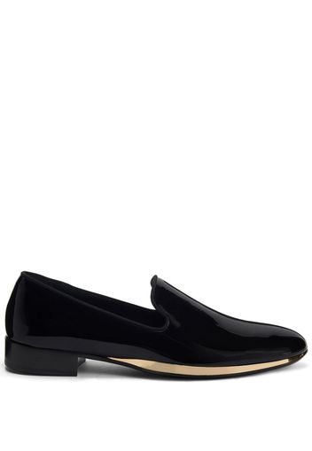 Giuseppe Zanotti GZ Flash leather loafers - Black