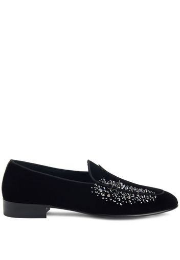 Giuseppe Zanotti Alvaro stud-embellished loafers - Black