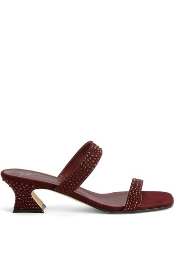 Giuseppe Zanotti Aude 45mm rhinestone sandals - Bordeaux