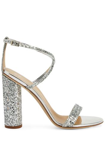 Giuseppe Zanotti Tara leather sandals - Silver