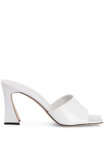 Giuseppe Zanotti Solhene 85mm leather mules - White