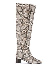 Giuseppe Zanotti Doreen snakeskin effect boots - Brown