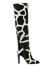 Giuseppe Zanotti giraffe print boots - Black