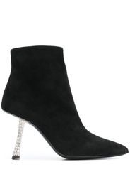 Giuseppe Zanotti statement heel ankle boots - Black