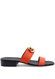 Giuseppe Zanotti Gregorie double-strap sandals - Orange