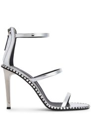 Giuseppe Zanotti Harmony Flare 105mm sandals - Silver