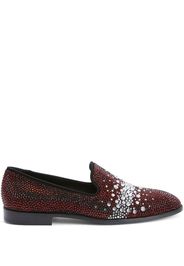 Giuseppe Zanotti Marthinique crystal-embellished loafers - Red