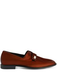 Giuseppe Zanotti Marty metallic-effect loafers - Brown