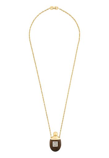 Givenchy Pre-Owned 1980's pendant necklace - Yellow