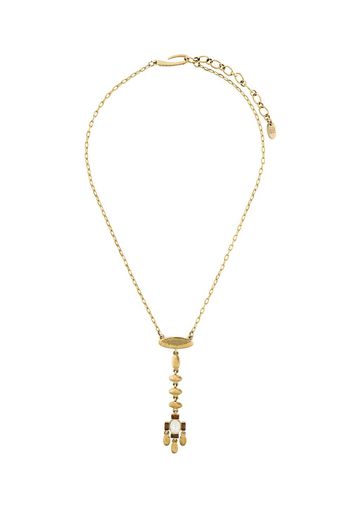 Givenchy Pre-Owned 1980's dangling pendant necklace - Metallic