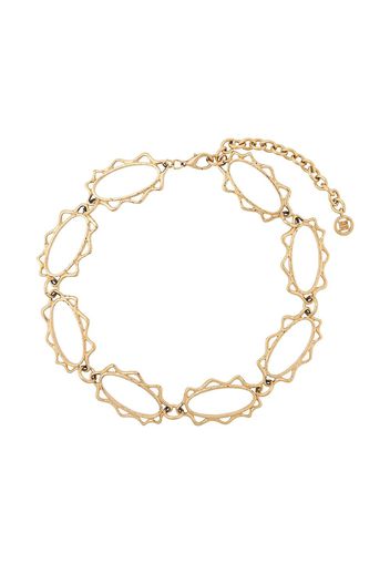 Givenchy Pre-Owned oval-shape link necklace - Gold