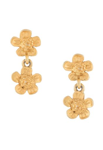 1990s double flower earrings