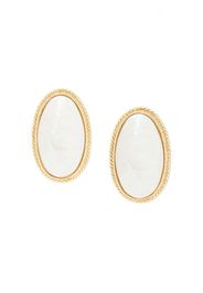 Givenchy Pre-Owned oval shape earrings - Gold