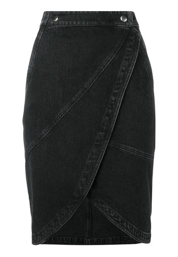 Givenchy midi denim skirt - Black