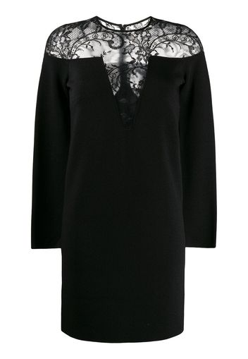 Givenchy lace top dress - Black