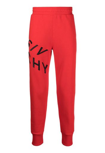 embroidered-logo track pants
