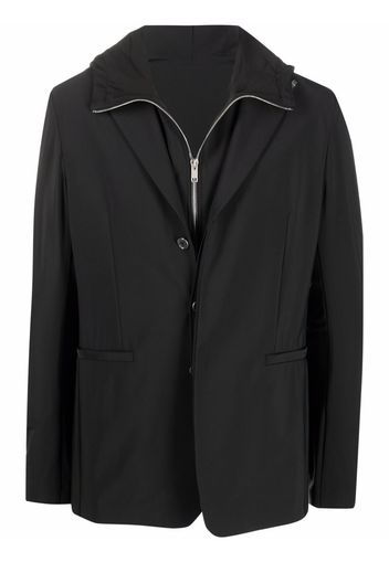 Givenchy single-breasted layered blazer - Black