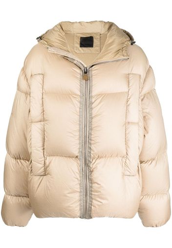 Givenchy 4G oversized puffer jacket - Brown