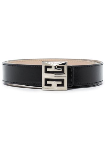 Givenchy 4G buckle leather belt - Black