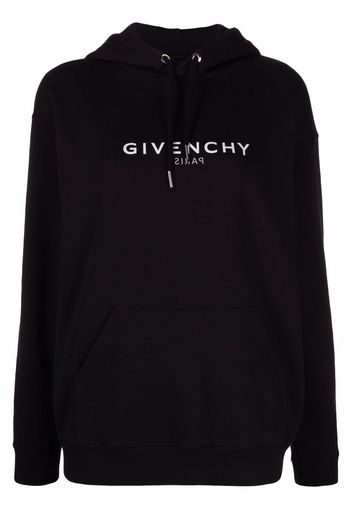 GIVENCHY logo-print hoodie - Black