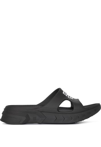 Givenchy Marshmallow flatform slides - Black