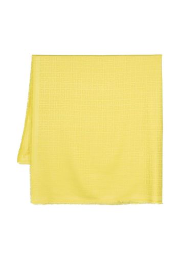 Givenchy monogram-print scarf - Yellow