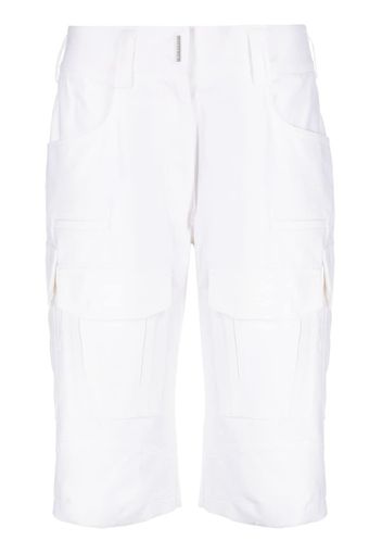 Givenchy cargo bermuda shorts - White