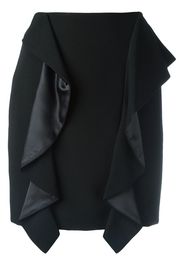 Givenchy draped panel mini skirt - Black
