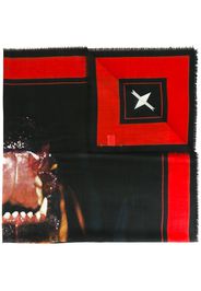 Givenchy rottweiler print scarf - Black