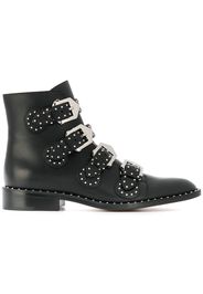 Givenchy studded buckled boots - Black