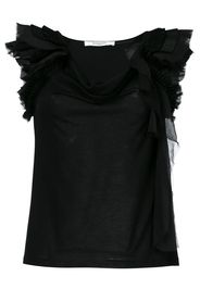 Givenchy frill-trim off-shoulder blouse - Black