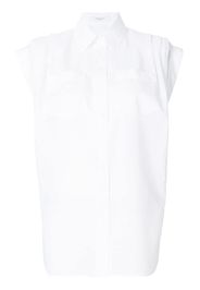 Givenchy structured shoulder shirt - White