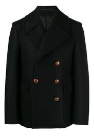 Givenchy unicorn buttons double-breasted coat - Black