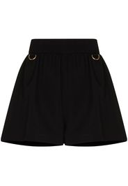 ring-detail wool shorts