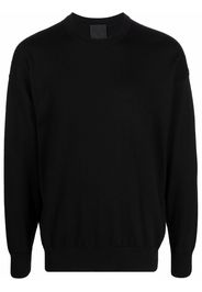 Givenchy bandana-patch crew-neck wool jumper - Black